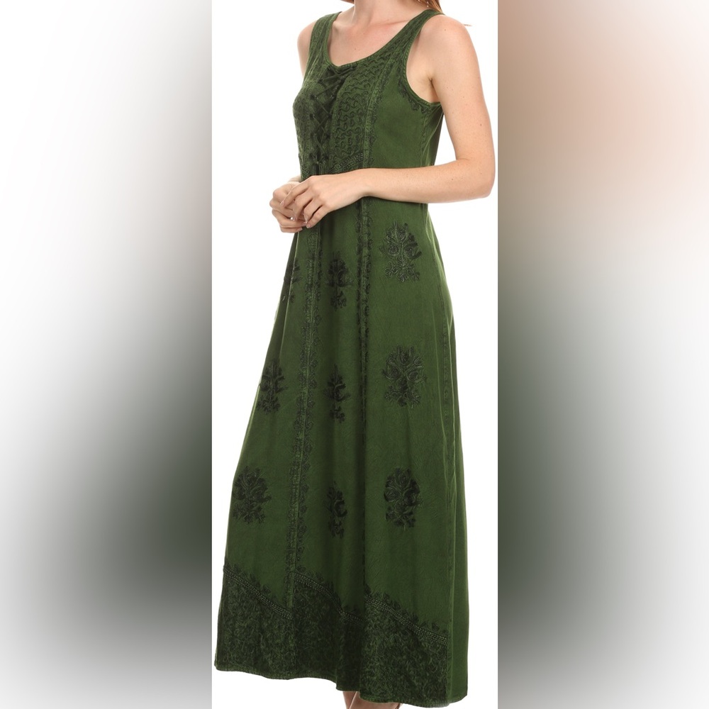 Double Dyed Renaissance Dress - Picture 3 of 14